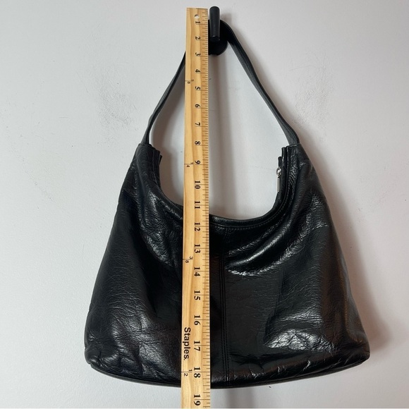 Vintage Carolee Genuine Black Leather Bag - Picture 11 of 16